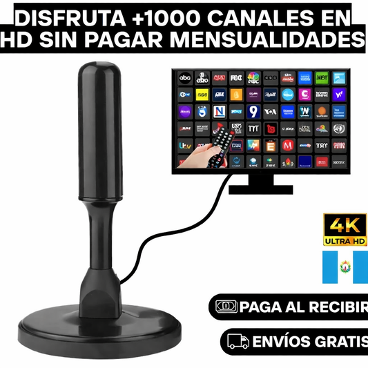 Disfruta de canales Full HD sin pagar mensualidades